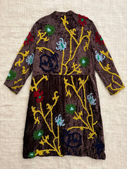 Velvet Garden Embroidered Coat by Paper Lace