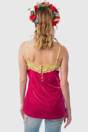 Beaded Velvet Dreams Cami by Aratta