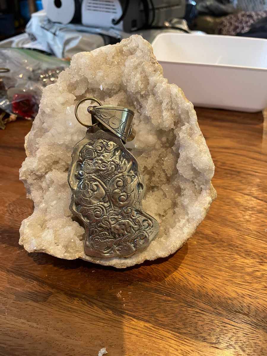 Pendant Only Turquoise Vintage Fish