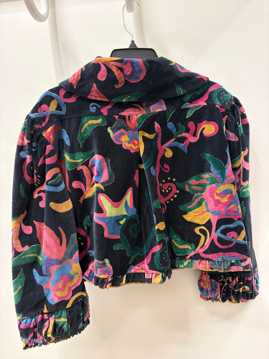 Velvet Ruffle Short Jacket by The Paper Lace