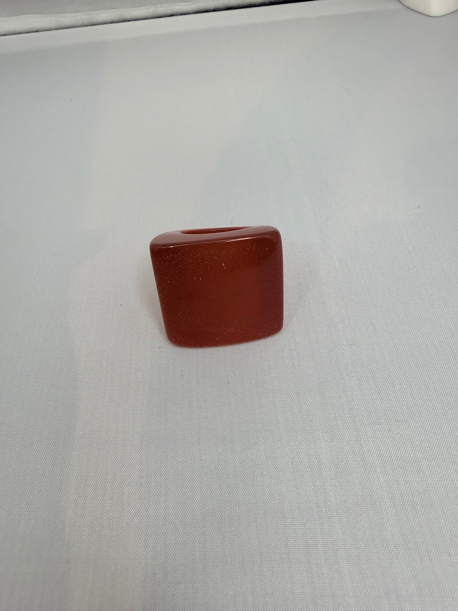Chunky Resin Statement Ring