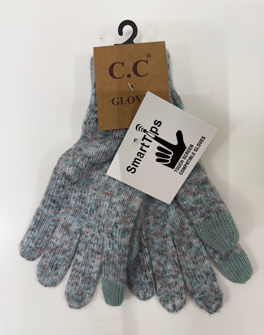 C.C. Beanie Classic Ribbed Fingerless Gloves w/ Touch Fingertips Robin Boutique