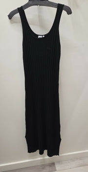 U Neck Sweater Stretch Dress