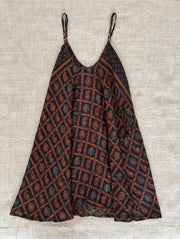 Rasgulla Sari Moonchild Mini Dress #216 by Kantha Bae