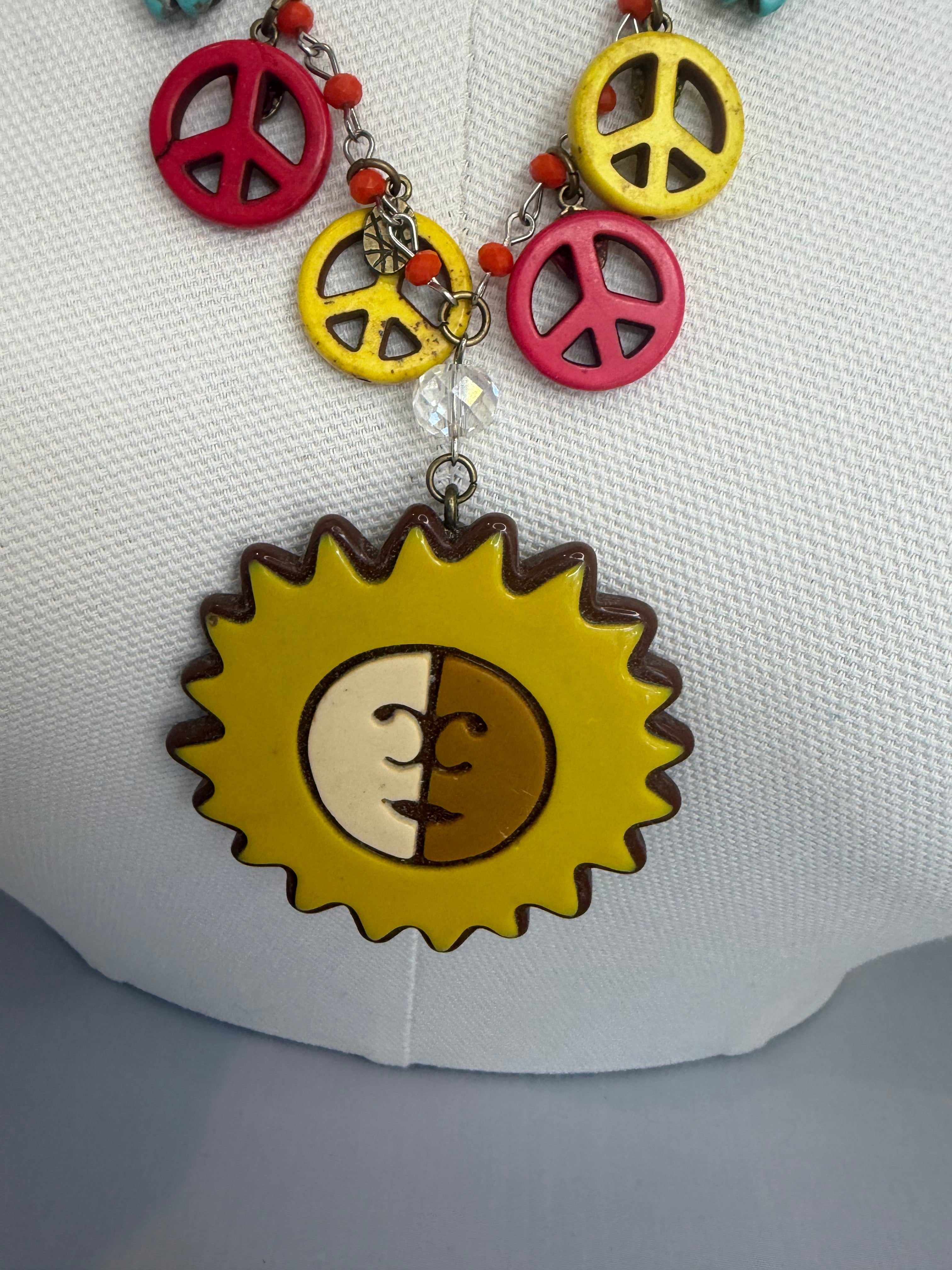Sun & Soul Peace Revival Necklace by Gina