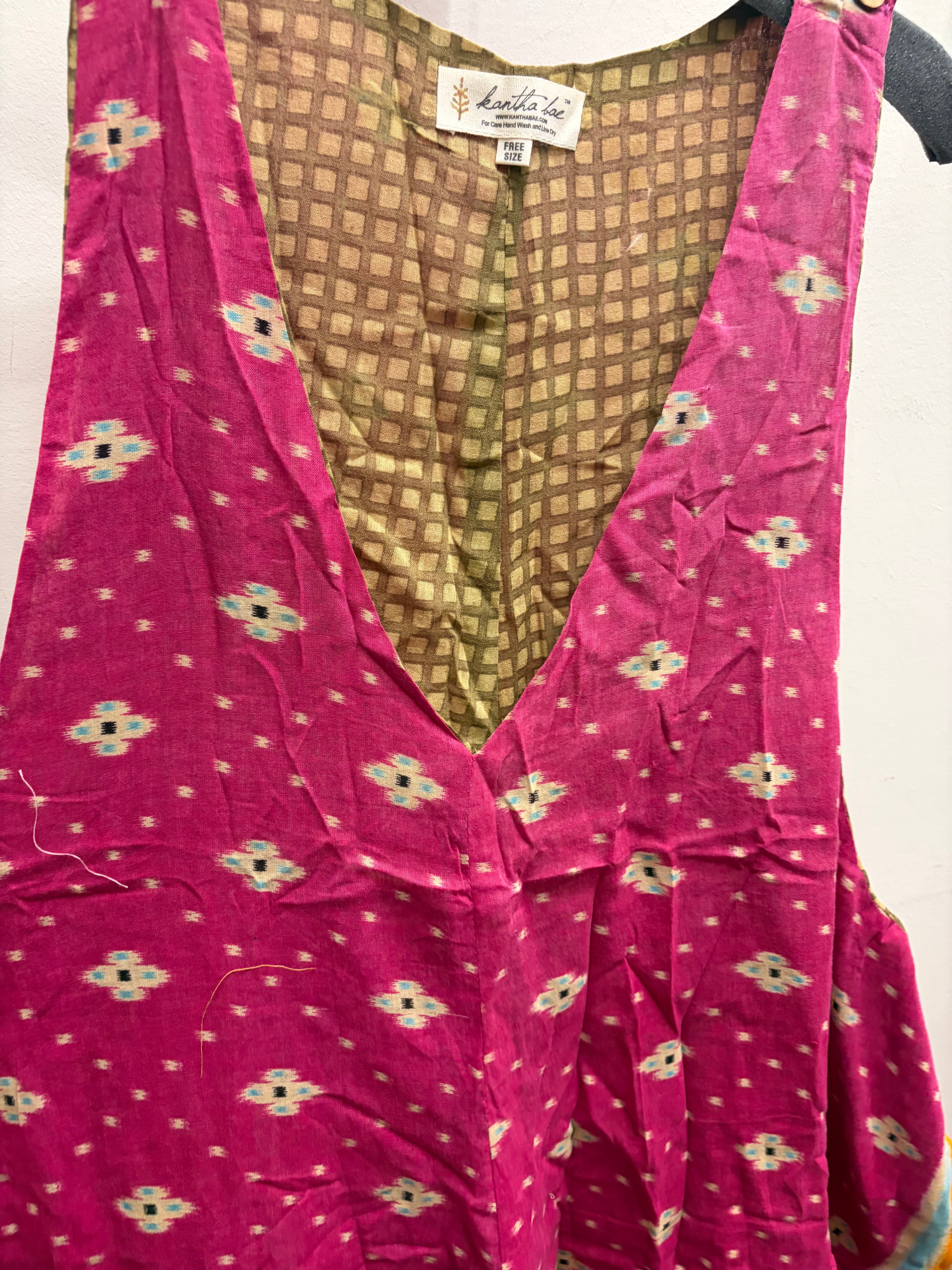 Duality Sari Harmony Wide Leg Jumpsuit #1035 by Kantha Bae