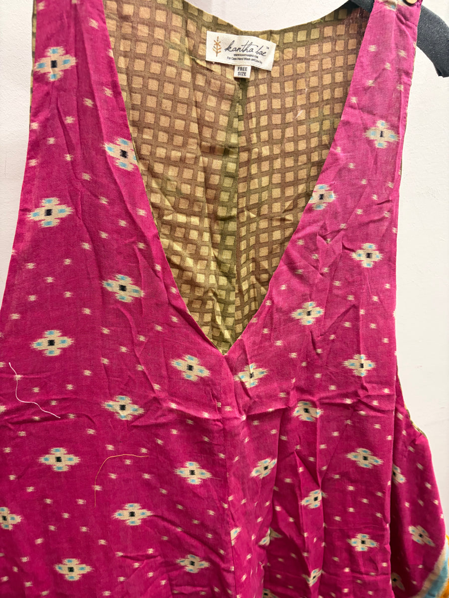 Duality Sari Harmony Wide Leg Jumpsuit #1035 by Kantha Bae