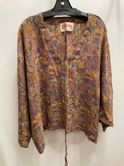 Crepe Silk Butterfly Top #021 by Kantha Bae