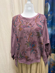 Painted Garden Lightweight Sweatshirt by Paper Lace