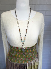 Beaded Chain Love Necklace