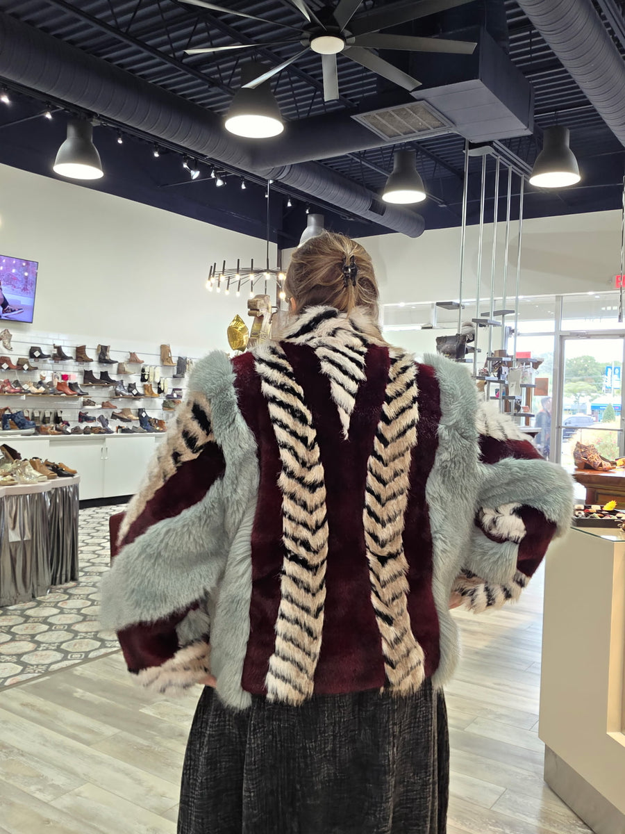 Wild Frost Faux Fur Jacket By Azalea Wang