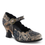 L'Artiste Adodora-Prit Shoes Side View Black Multi - Robin Boutique