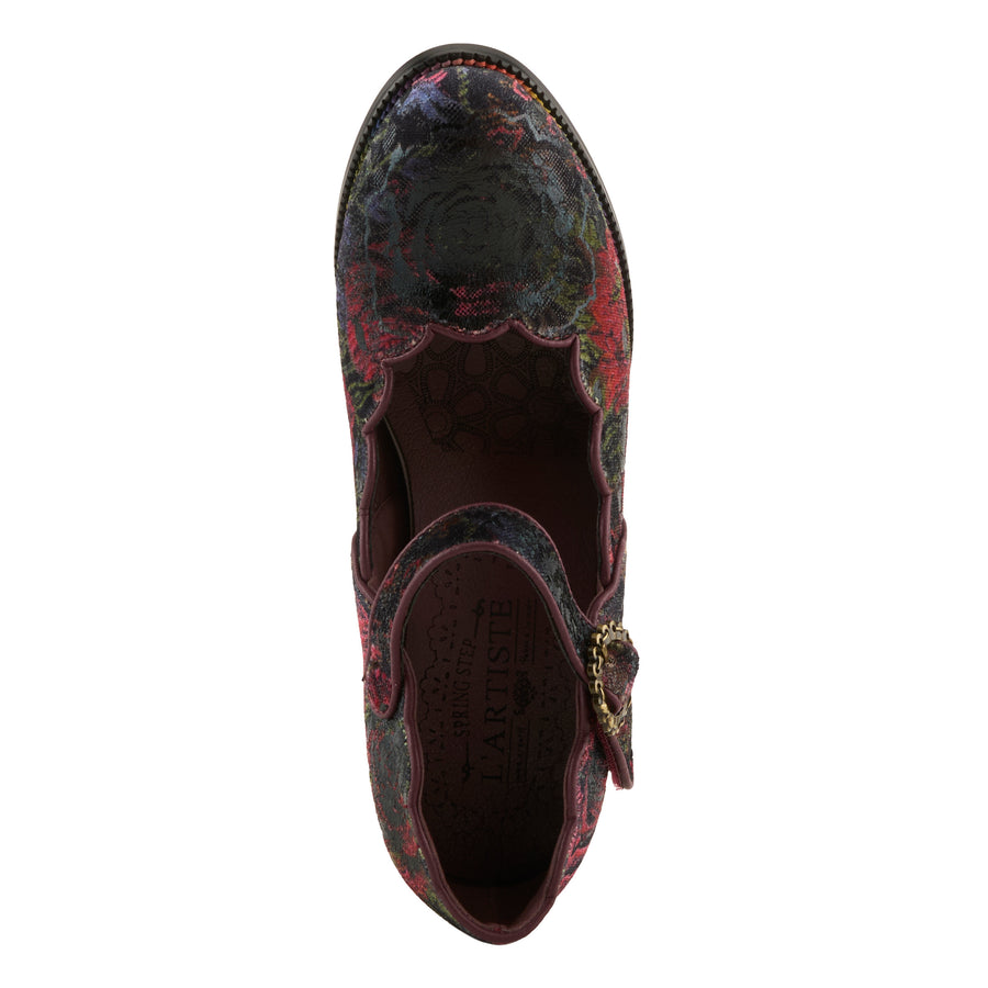 L'Artiste Adodora-Prit Shoes Top View Plum Multi - Robin Boutique