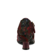 L'Artiste Adodora-Prit Shoes Back View Plum Multi - Robin Boutique