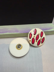 Circle Acrylic Earrings by The Vintage Jewel