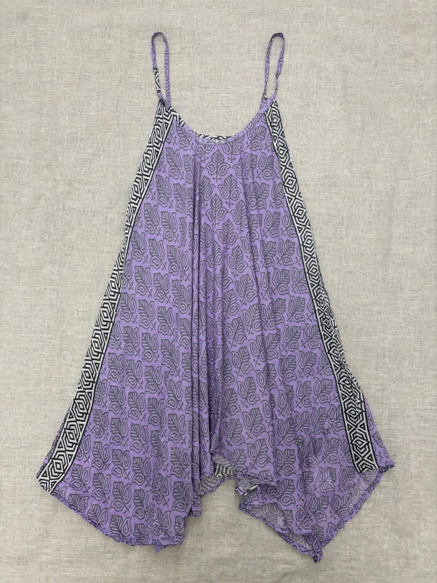 Rasgulla Sari Moonchild Mini Dress #021 by Kantha Bae