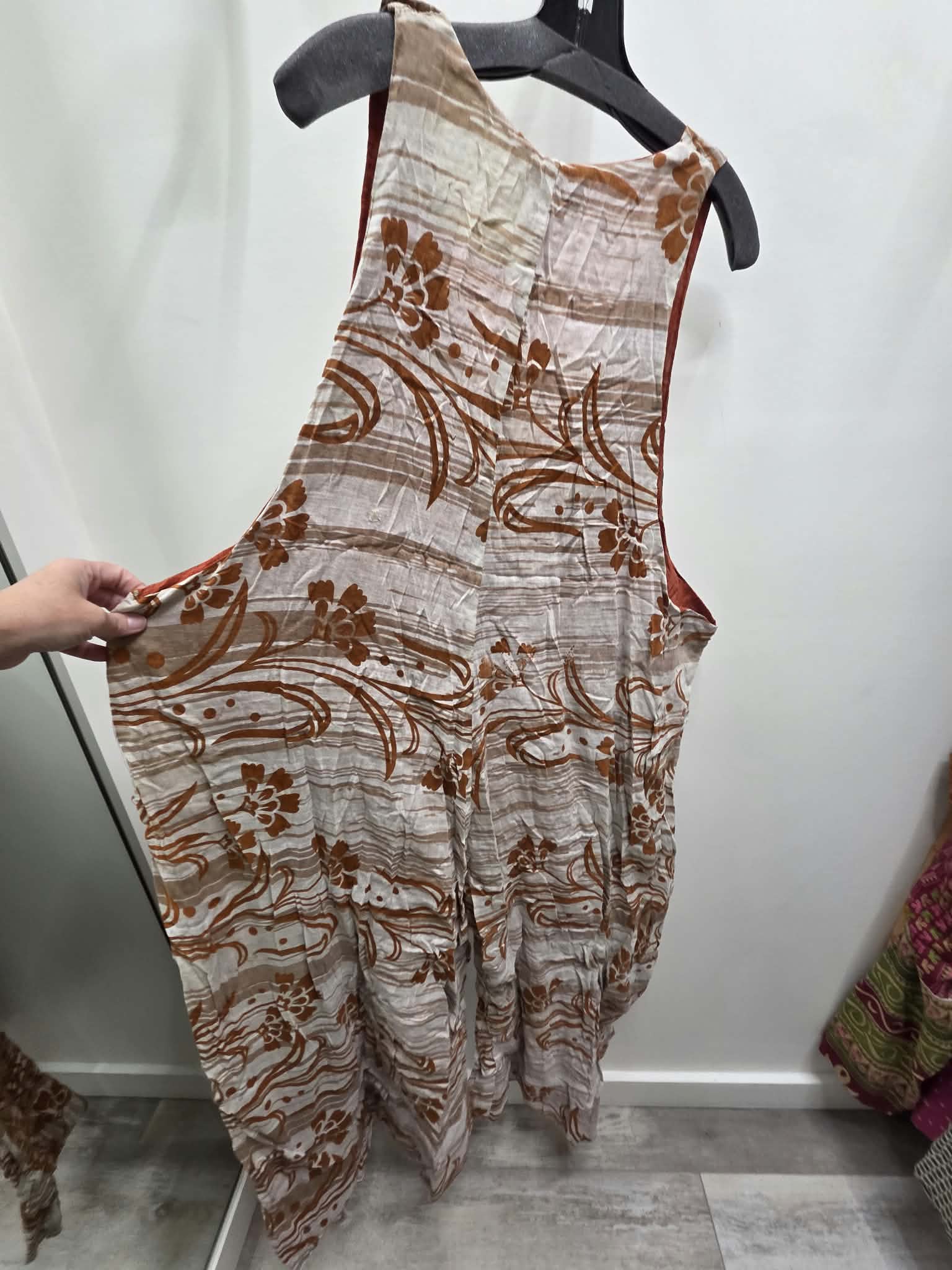 Duality Sari Harmony Wide Leg Jumpsuit #1045 by Kantha Bae