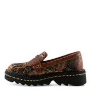 Side view of Altona-Vivi Shoes By L'Artiste in brown - Robin Boutique