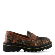 Side view of Altona-Vivi Shoes By L'Artiste in brown - Robin Boutique
