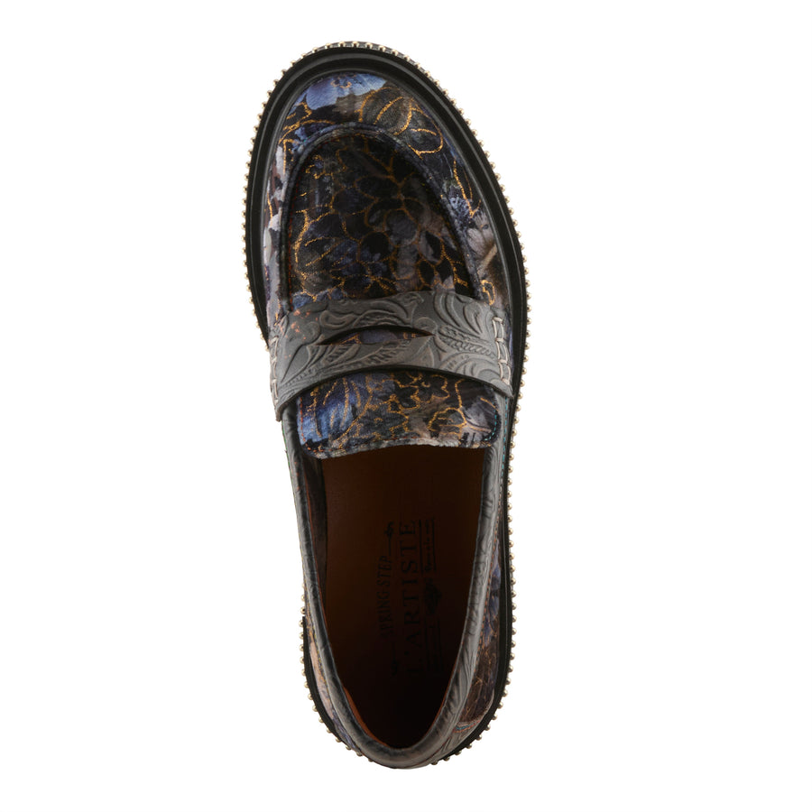 Top view of Altona-Vivi Shoes By L'Artiste in black - Robin Boutique