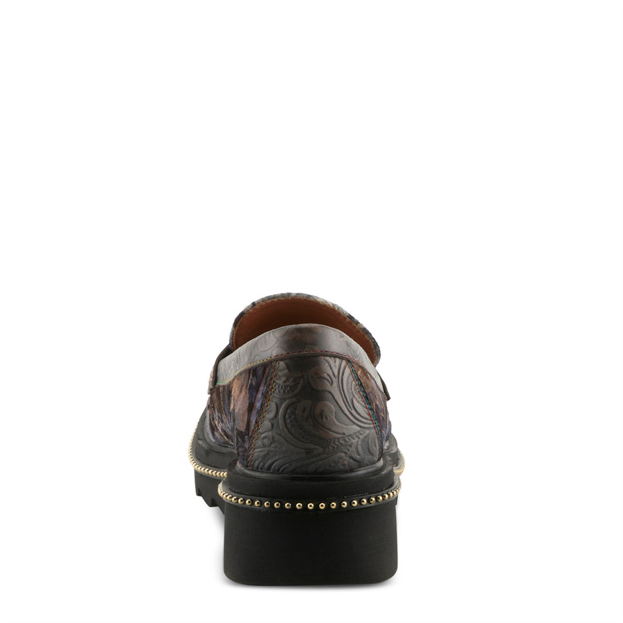 Back view of Altona-Vivi Shoes By L'Artiste in black - Robin Boutique