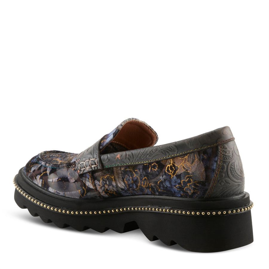 Side view of Altona-Vivi Shoes By L'Artiste in black - Robin Boutique