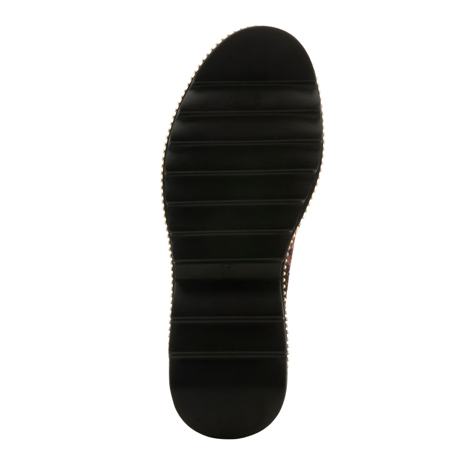 Sole view of Altona-Vivi Shoes By L'Artiste in red - Robin Boutique