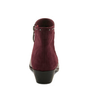 Spring Step Annelise Boots in bordeaux back view- Robin Boutique