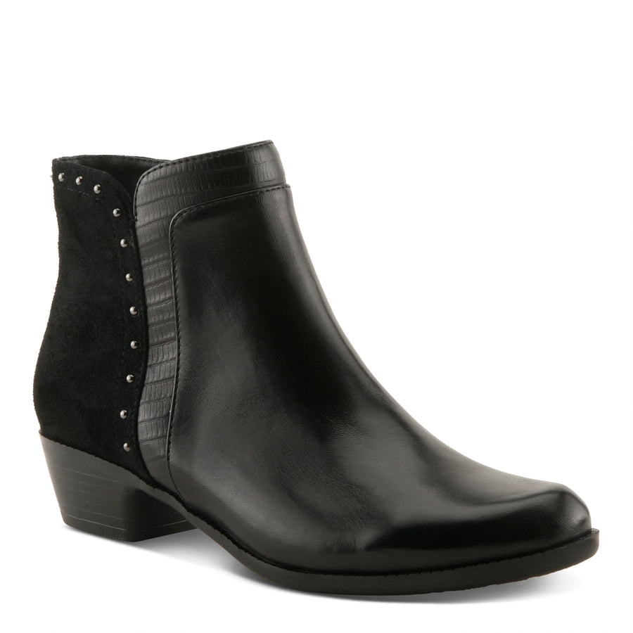 Spring Step Annelise Boots in Black Side view - Robin Boutique