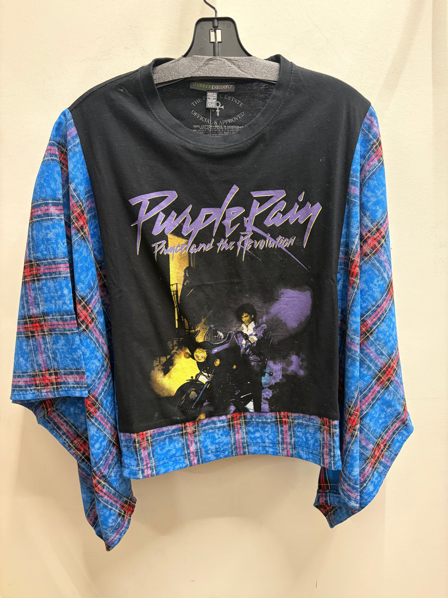 Purple Rain Band-ed Pullover by Shannon Passero