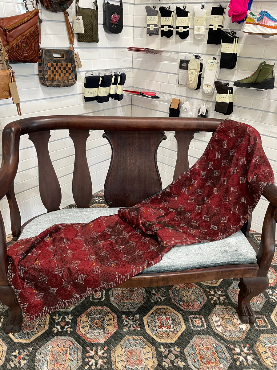 Silk Kantha Scarf #5013 by Robin