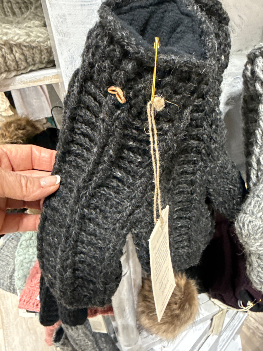 Brecken Knit Handwarmers or Mittens By Many Hands