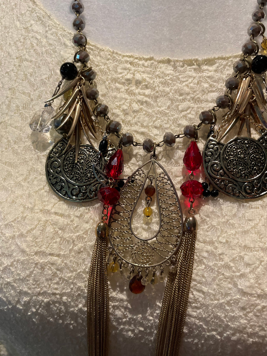 Boho Tassel Necklace by Gina Robin Boutique