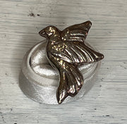 Silver Bird Adjustable Ornate Ring