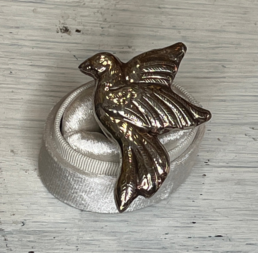 Silver Bird Adjustable Ornate Ring