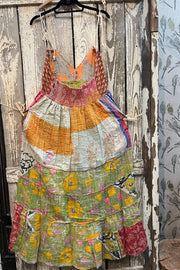 Kantha Sunrise Halter Dress "Lisa" by Jaded Gypsy