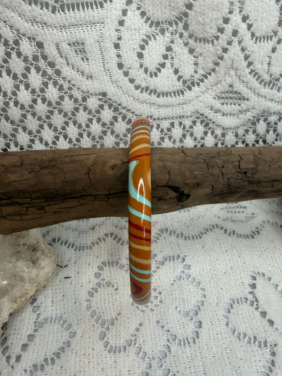 Skinny Painted Shellac Bracelet