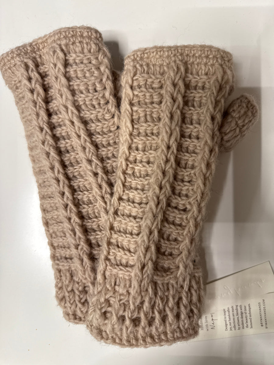 Brecken Knit Handwarmers or Mittens By Many Hands