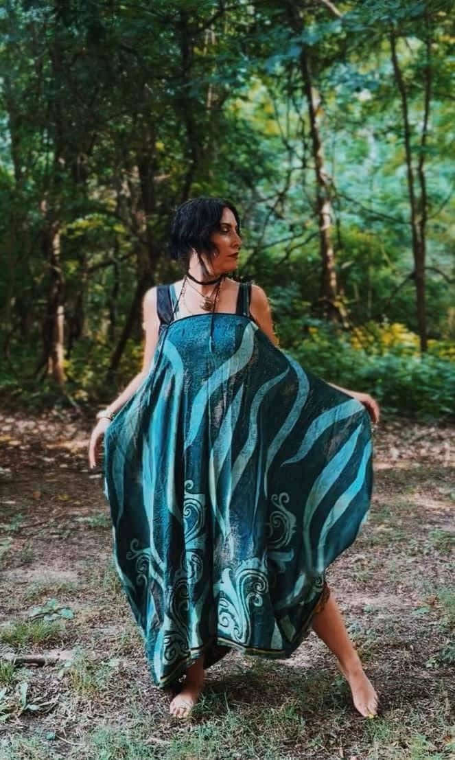Duality Silk Gonna Shine Maxi Dress #403 by Kantha Bae