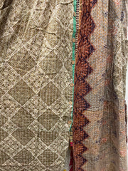 Pareo Kantha Butterfly Cargo Skirt #068 by Kantha Bae