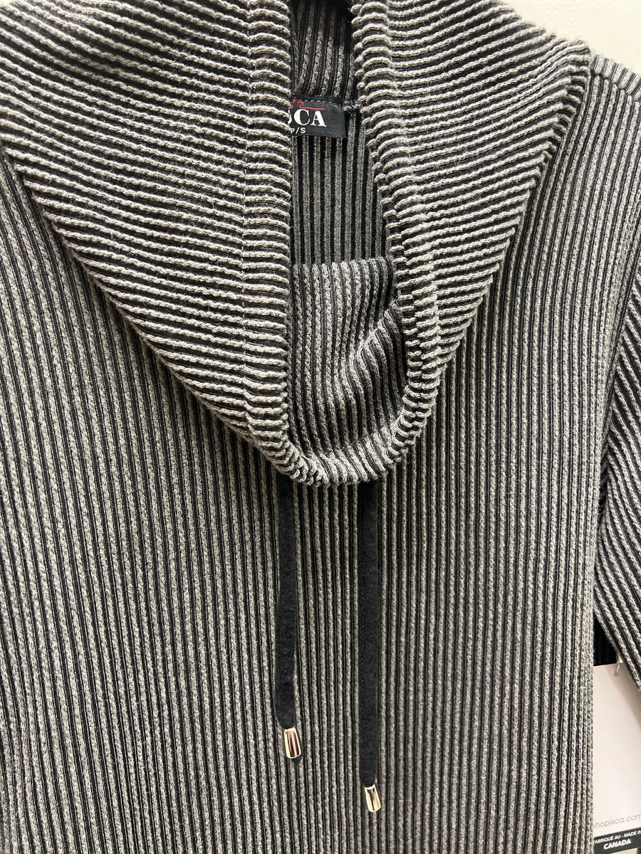 Rib Top in Black by ISCA
