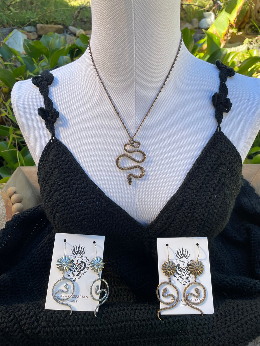 Twist Earrings by Tara Gasparian