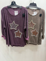 Pearl Double Star Top by Amorosa