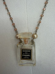 Vintage Coco Chanel Parfum Bottle Necklace by Gina