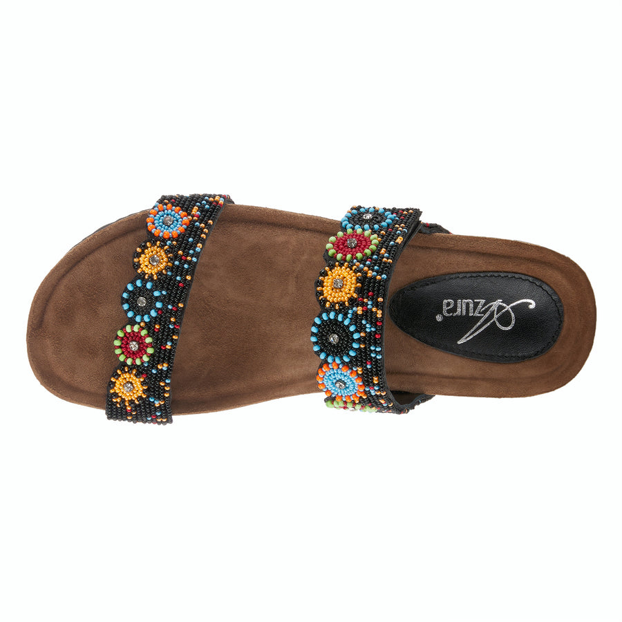 Azura Bahama Cork Wedge Multi Straps Sandal