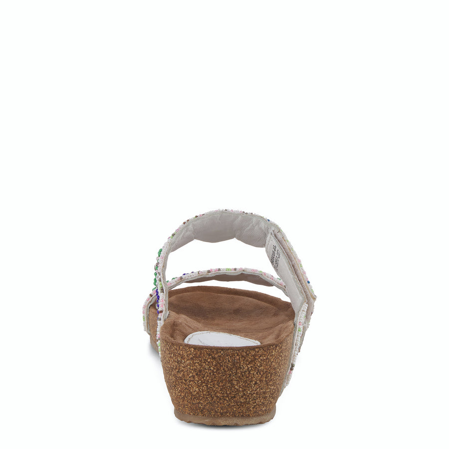 Azura Bahama Cork Wedge Multi Straps Sandal
