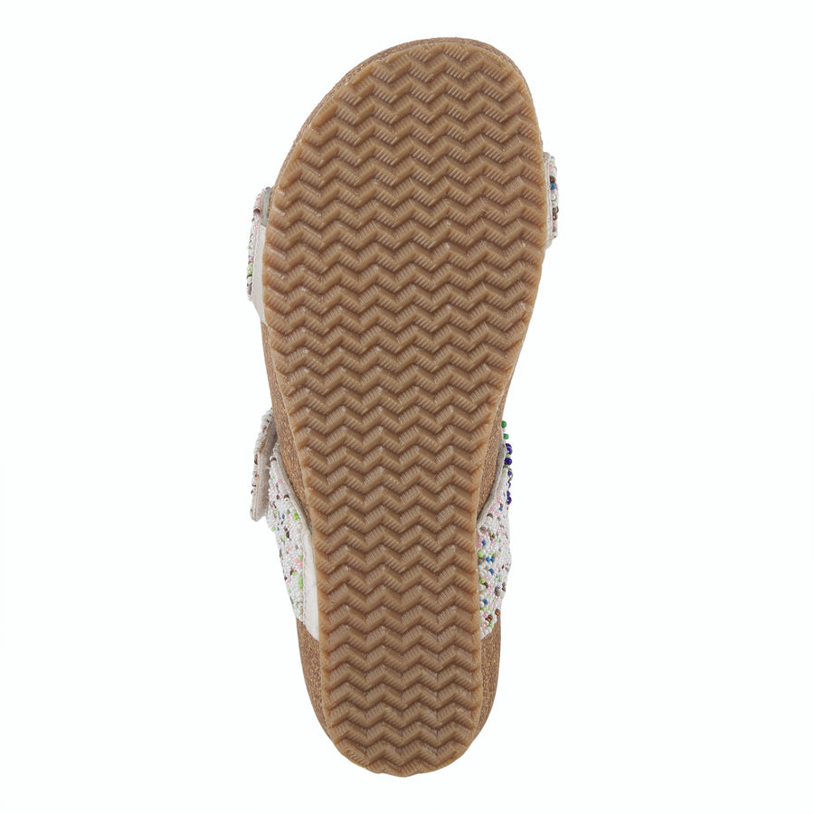 Azura Bahama Cork Wedge Multi Straps Sandal