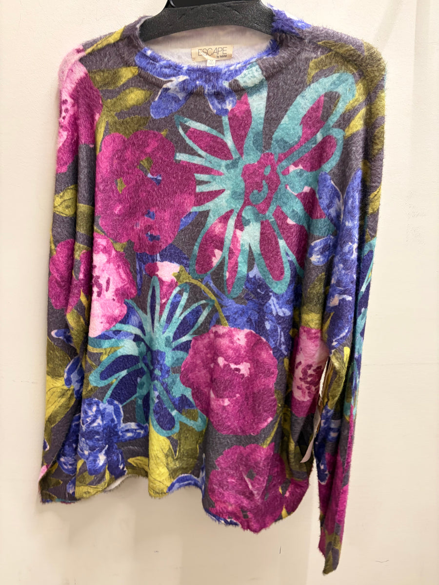 Cozy Bloom Roll Neck Sweater by Escape
