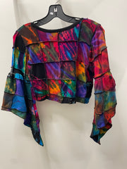 Tie Dye Cropped Patch Top