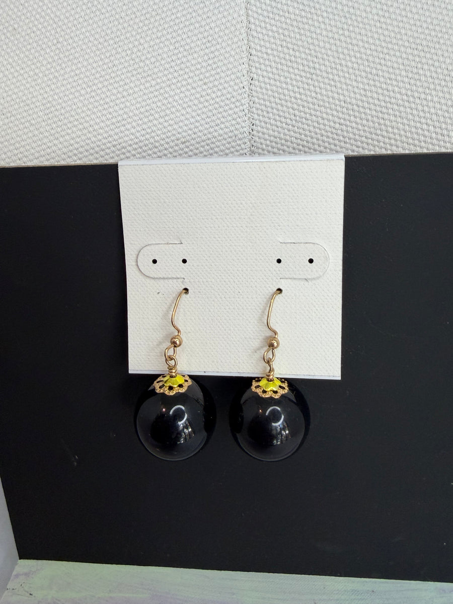 Vintage Ball Earrings by The Vintage Jewel